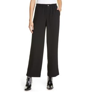 Ganni wide leg crepe pants